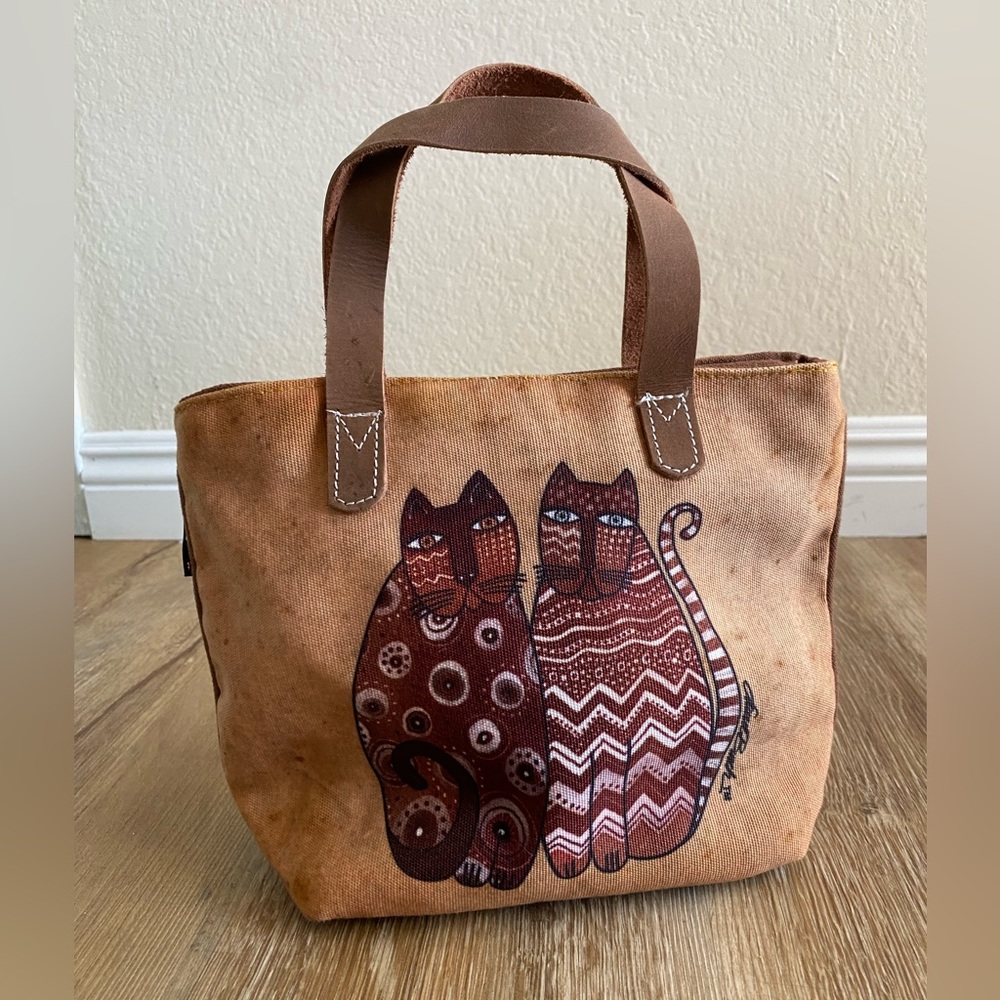 Laurel Burch “Sedona Felines” Cats Tote